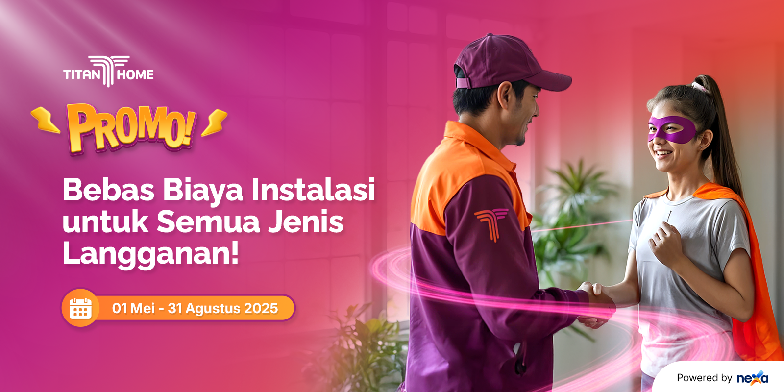 PROMO Titan Home: Bebas Biaya Instalasi untuk Semua Jenis Langganan!